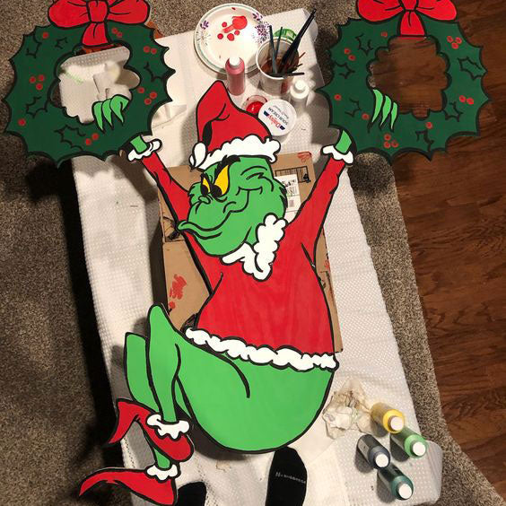 Grinch on the swing