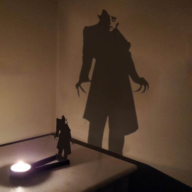 👻Halloween Nosferatu candle holder decoration|Nosferatu candle holder art👻