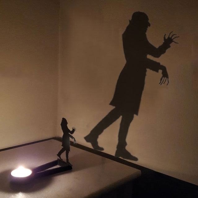 👻Halloween Nosferatu candle holder decoration|Nosferatu candle holder art👻