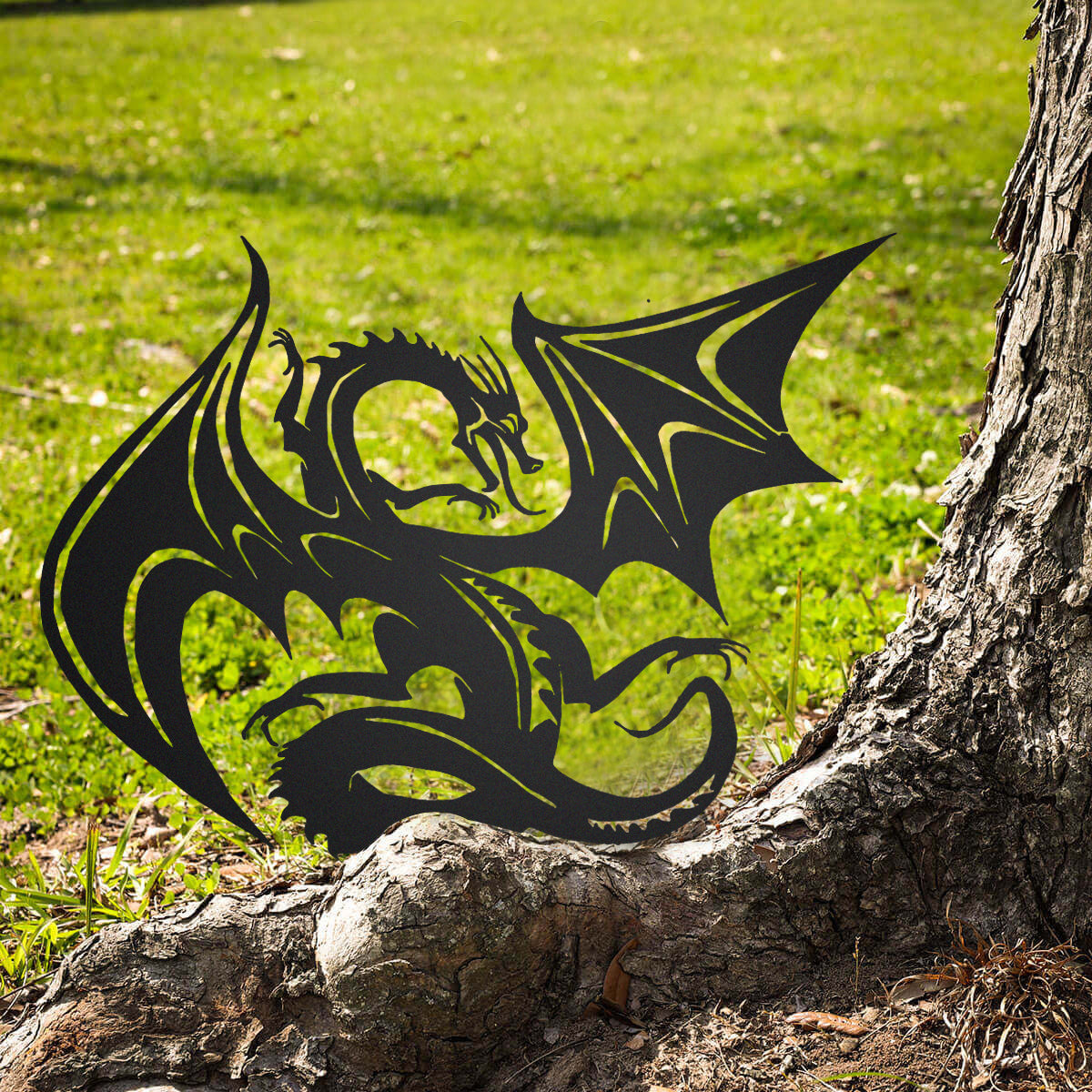 Metal Garden Dragon Art