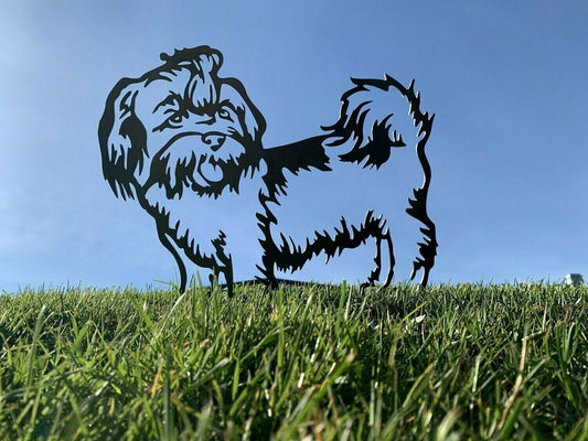 Shih Tzu Metal Dog